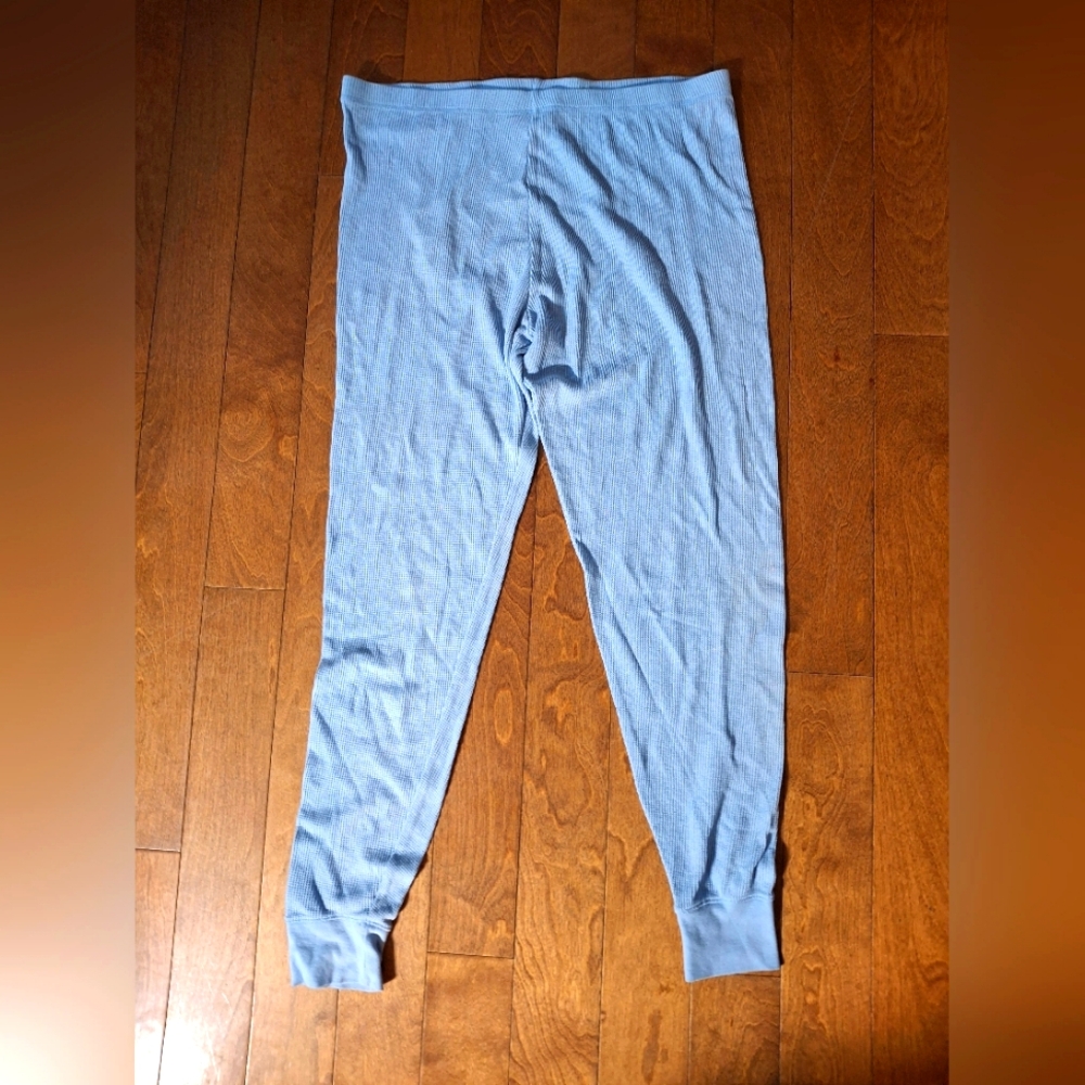 Baby blue long underwear pants